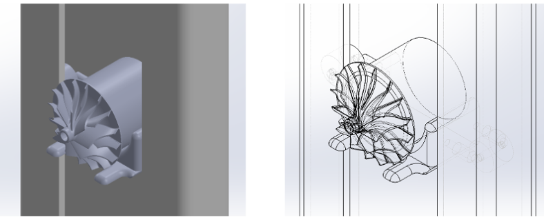 Blade Rendering with Motor