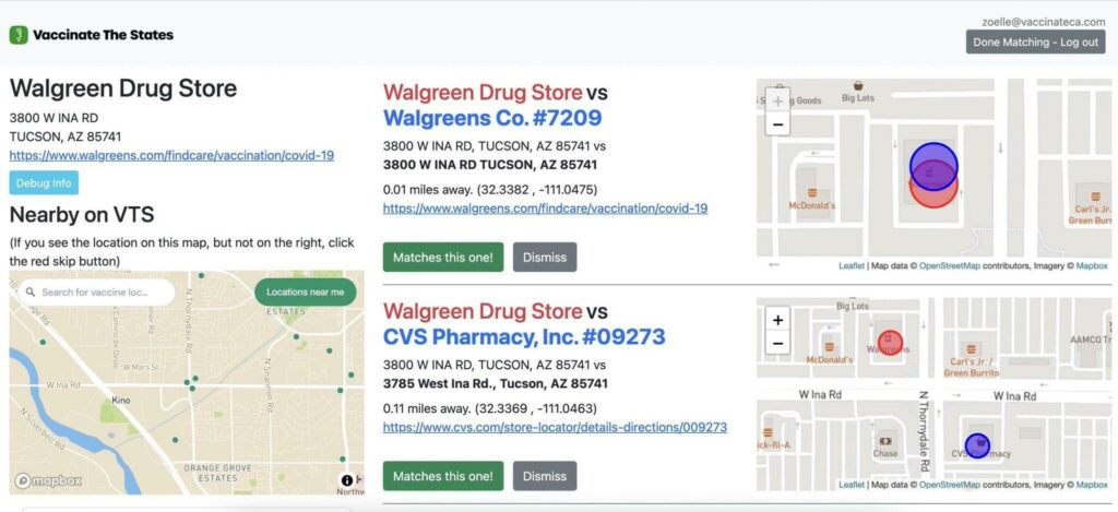 VIAL Database UI for Site Reports